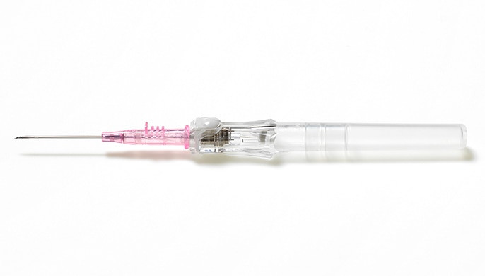 BD IV Catheter, 20G x 1", Pink, BC Shielded, 50/bx, 4 bx/cs (Continental US Only) - 20G, 1", Pink