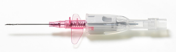 BD IV Catheter, Winged, 20G x 1", Pink, 50/bx, 4 bx/cs (Continental US Only) - 20G, 1", Pink