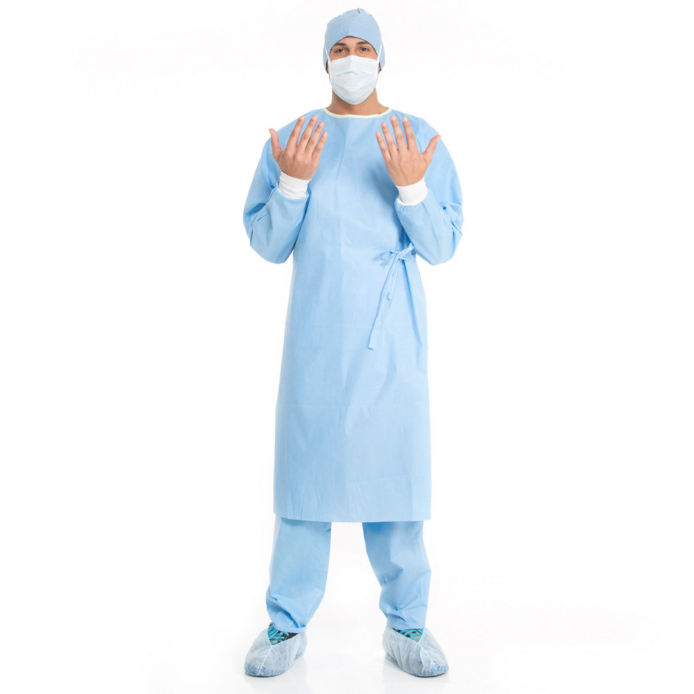 HALYARD SURGICAL GOWNS - Surgical Gown, Evolution 4 Fabric Non-Reinforced, Set-in Sleeves, Adjustable Neckline, Large 36/cs (US Only)