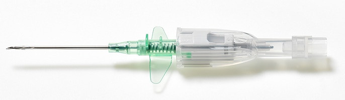 BD IV Winged Catheter, 18G x 1.16", Green, 50/bx, 4 bx/cs (Continental US Only) - 18G, 16", Green