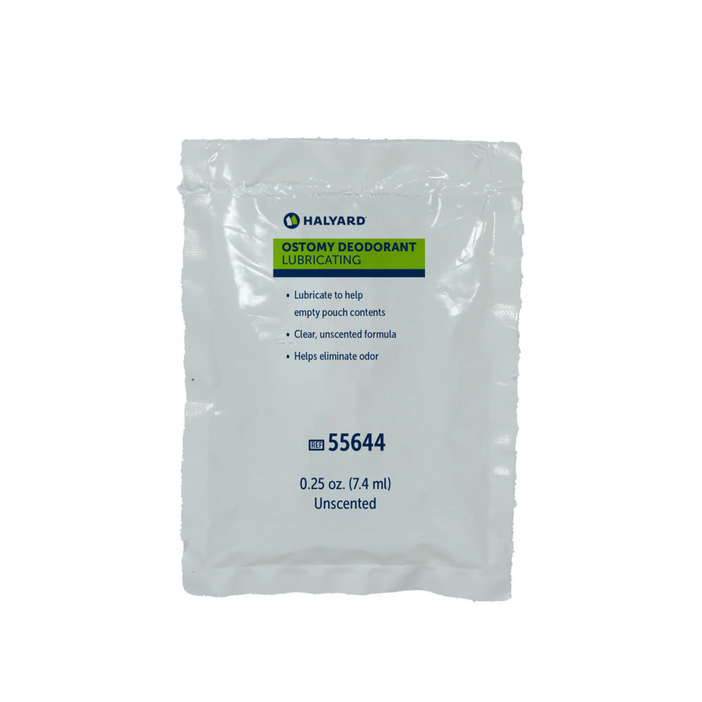HALYARD OSTOMY SUPPLIES & ACCESSORIES - Ostomy Deodorant Lubricate, .25oz pk, 400 pk/cs