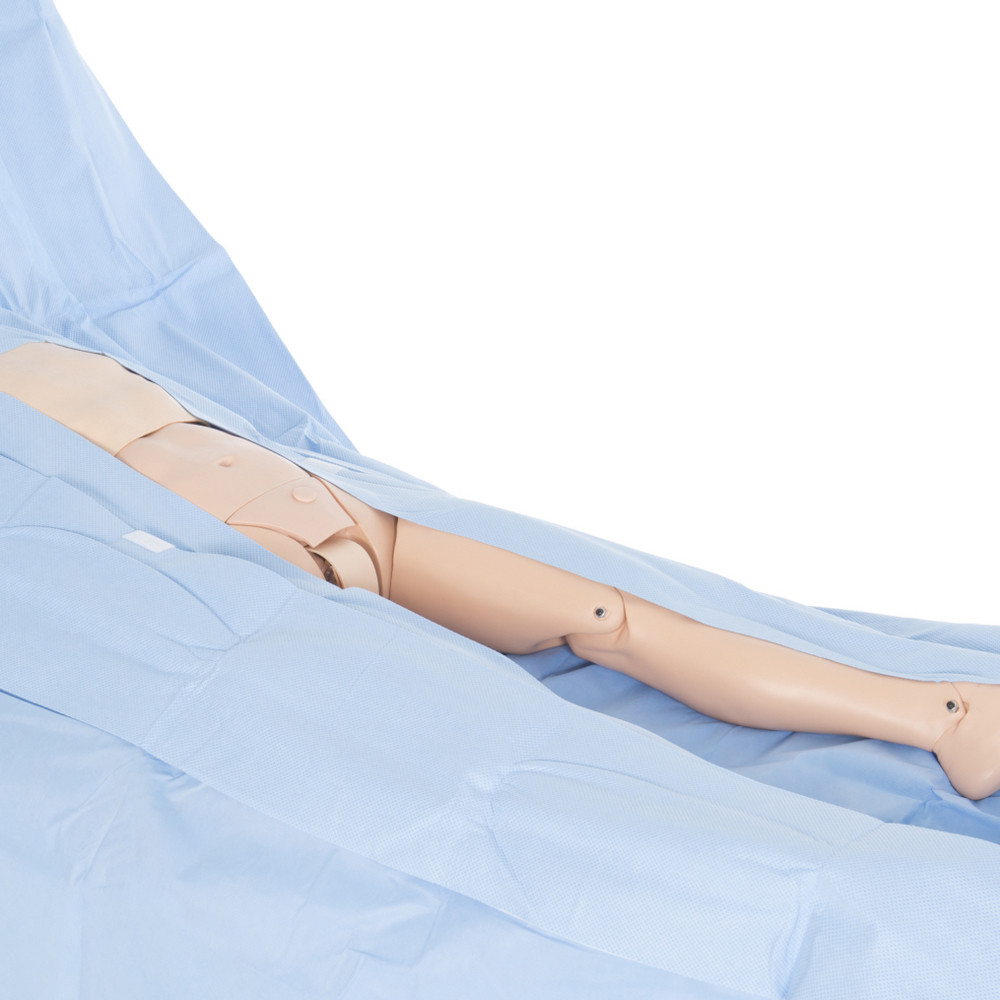 HALYARD DRAPES - Clearview CVARTS Cardiovascular Split Drape, 115" x 85" x 151", Sterile, 6/cs (US Only)