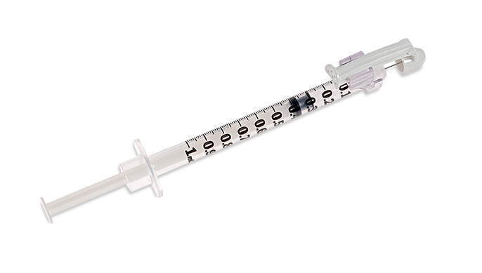 BD Syringe with SafetyGlide™ Needle, 1 ml, 27G x 3/8", ID, 100/pk, 4 pk/cs (Continental US Only) - 27G, 3/8"