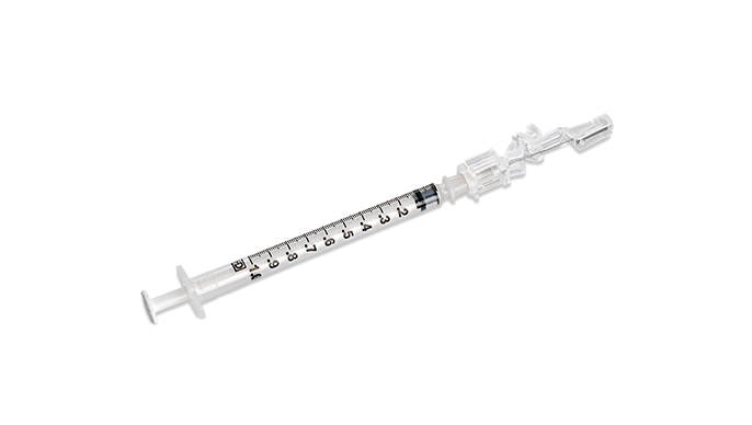 BD Syringe, 1mL, 27G x 5/8" Subcutaneous Needle, Regular Bevel, 50/bx, 8 bx/cs (Continental US Only) - 27G, 5/8"