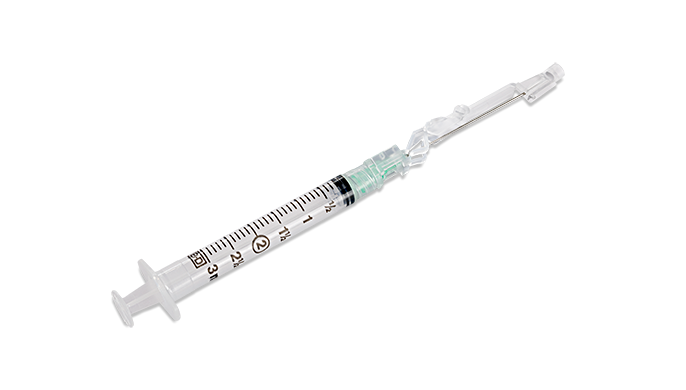 BD Syringe, 3mL, 21G x 1½" Shielding Intramuscular Injection Needle, Regular Bevel, Regular Wall, Detachable Needle, 50/bx, 8 bx/cs (Continental US Only) - 21G, 1½"