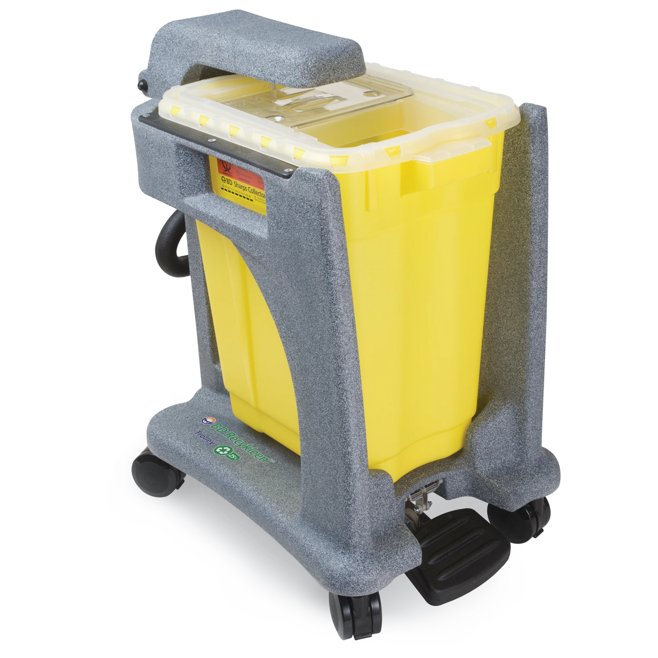 BD SHARPS RECYKLEEN™ Basic 9 Gallon Recykleen Foot Operated Trolley (12 ea/plt) (Continental US Only)