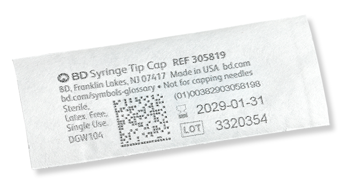 BD Syringe, Single, Sterile, Tip Cap, Luer-Lok™, 200/bx, 10 bx/cs (Continental US Only)