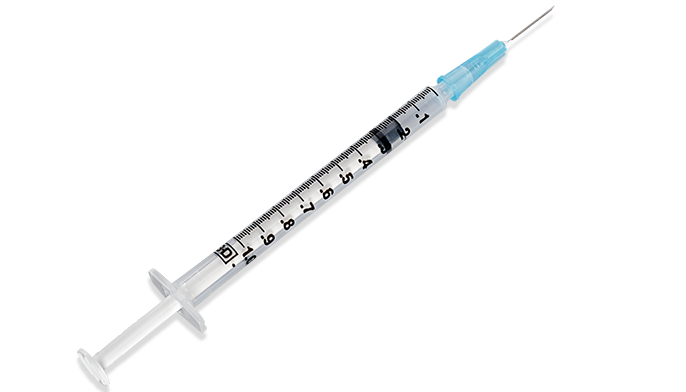 BD Tuberculin Syringe, 1mL, Detachable Needle, Slip Tip, 25G x 5/8", 100/bx, 8 bx/cs (Continental US Only) - 25G, 5/8"
