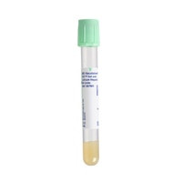 VACUTAINER® PLUS PLASTIC BLOOD COLLECTION TUBES (BD PST™ Plastic Tube, Hemogard™ Closure, 13mm x 100mm, 3.5mL, Lt. Green, Paper Label, Gel/ Lithium Heparin (spray coated) 59 Units, 100/pk, 10 pk/cs (Continental US Only)