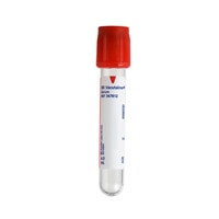 BD Plastic Tube, Hemogard™ Closure, 13mm x 75mm, 4.0mL, Red, Paper Label, Clot Activator & Silicone Coated Interior, 100/bx (Temp Sensitive; Non-Returnable) (Continental US Only) - Red