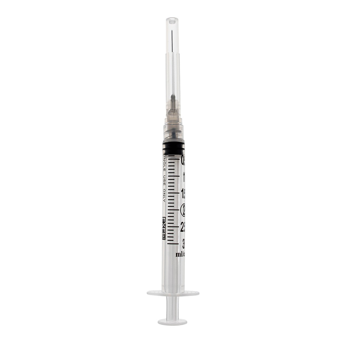 EXEL LUER LOCK SYRINGE WITH NEEDLE Syringe & Needle, Luer Lock, 3cc, Low Dead Space Plunger, 27G x 1¼", 100/bx, 10 bx/cs (24 cs/plt)