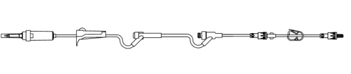 AMSINO AMSAFE® IV ADMINISTRATION SETS Pediatric Basic IV Set, 60 Drops Per mL, 89" Length, 16 mL Priming Volume, Non-Vented, Roller Clamp, 1 Pre-Pierced Y Site, 1 AMSafe Needle-Free Y Site, Roller Clamp with Pre-Attached Extension Set, Robert...