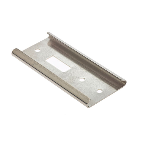 AMSINO RECEPTAL® & ACCESSORIES Wall Channel Bracket for Mounting RECEPTAL® or EZE-VAC® Canister, Stainless Steel, 5/cs