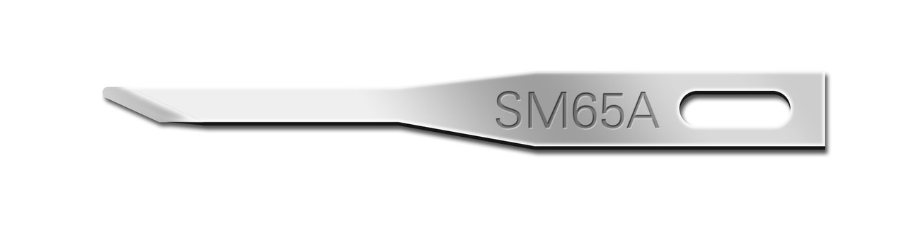 CINCINNATI MINIATURE SURGICAL BLADES Mini Surgical Blade, Swann Morton, Size 65a, Sterile, 25/bx