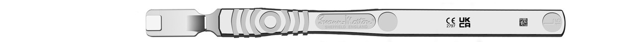 CINCINNATI SURGICAL HANDLES Surgical Handle, Stainless Steel, Major, Long, 17.2 cm