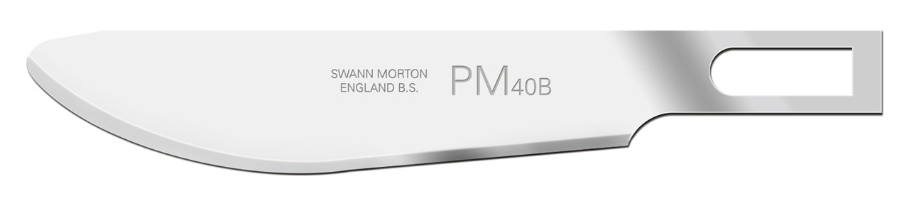CINCINNATI SWANN MORTON CARBON STEEL BLADE Blade, Swann Morton, Carbon Steel, Size 40b, Non-Sterile, 10/bx