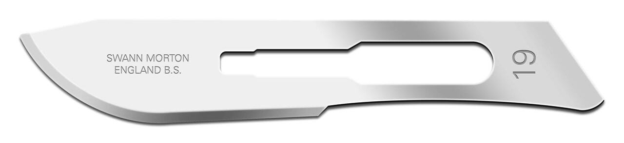 CINCINNATI SWANN MORTON CARBON STEEL BLADE Blade, Swann Morton, Carbon Steel, Size 14, Sterile, 100/bx