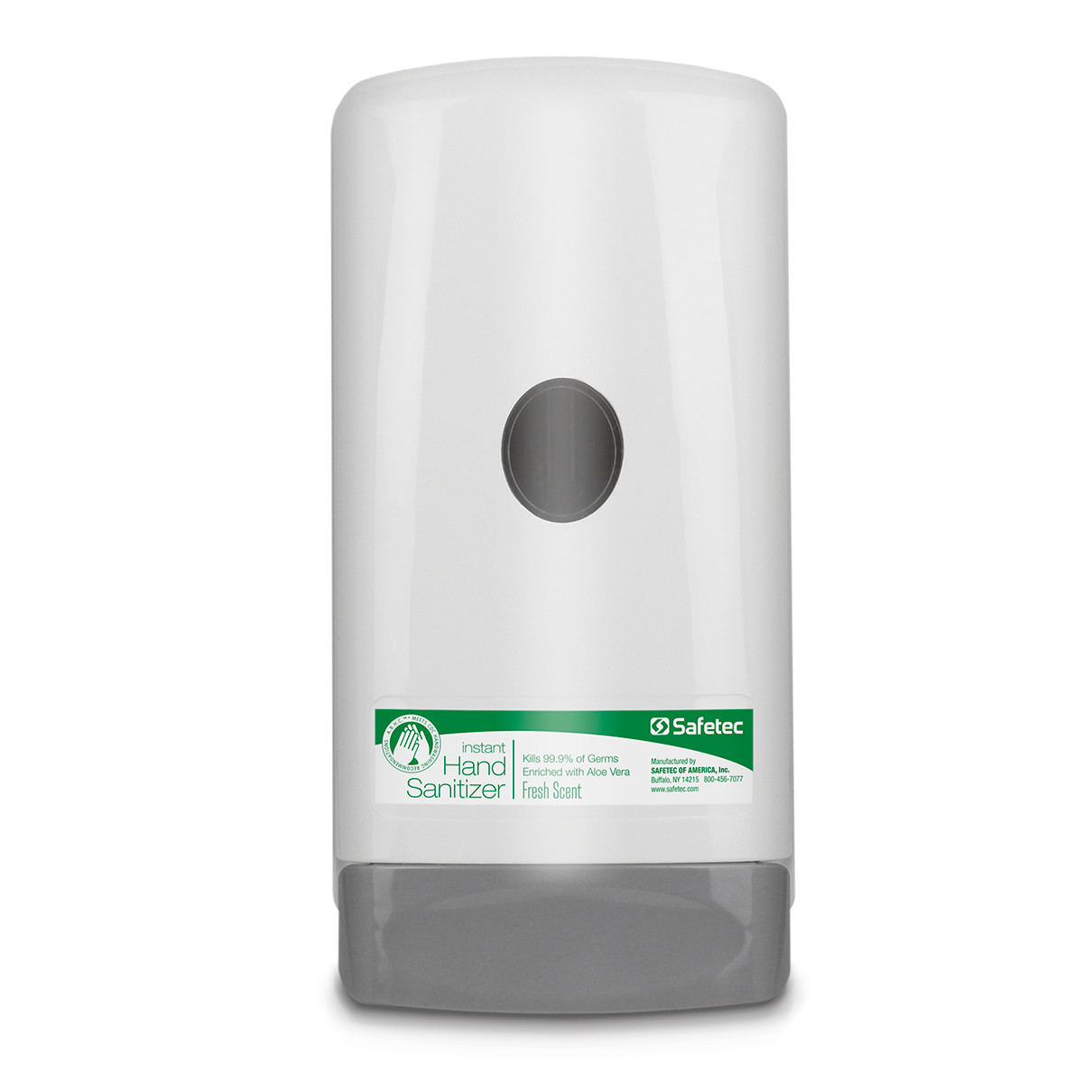 SAFETEC MANUAL & AUTOMATIC HAND SANITIZER DISPENSERS 800mL Manual Dispenser, 12/cs (Not Available for Sale into Canada)