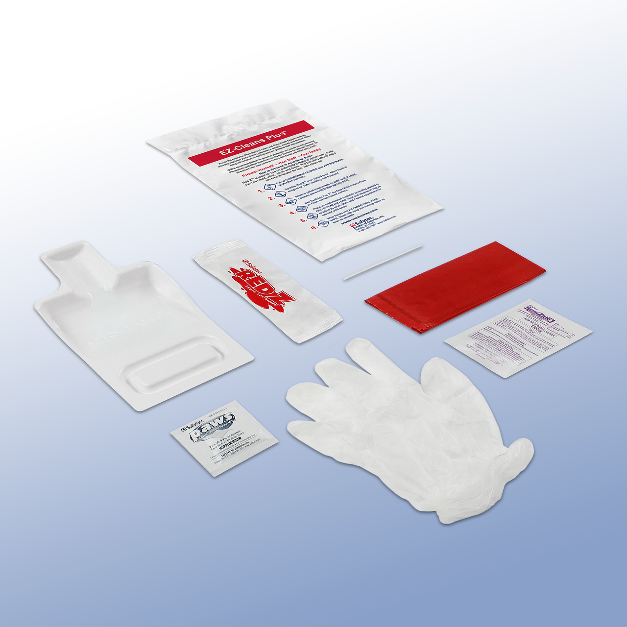 SAFETEC EZ-CLEANS PLUS® KIT Kit, EZ-Cleans Plus with SaniZide Pro1 Disinfectant Wipe, 24/cs