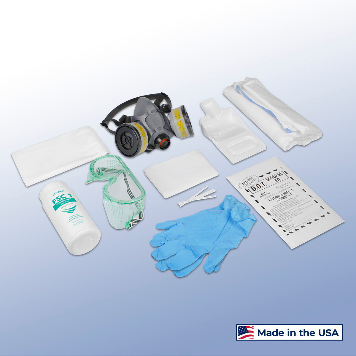 SAFETEC FORMALDEHYDE SPILL RESPONSE KIT Kit, Formaldehyde Spill (poly bag) (Available to Continental US & Canada dealers only)
