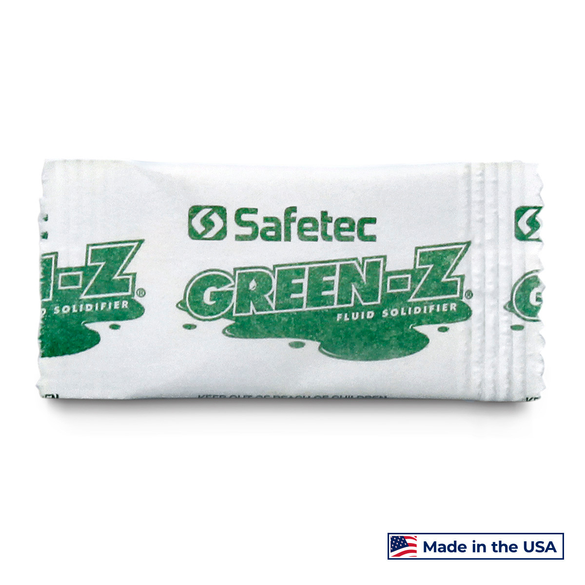 SAFETEC ZAFETY PAC Green-Z, Zafety Pac, .5g, 500/bg, 3 bg/cs (Available to Continental US & Canada dealers only)