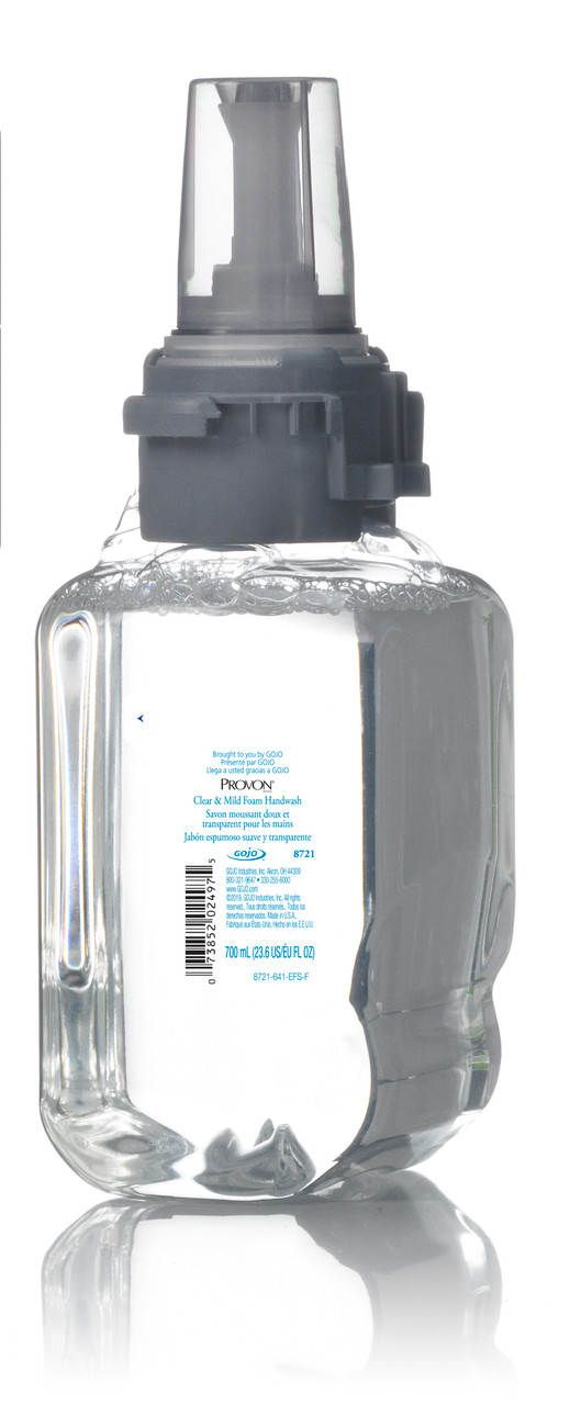 GOJO PROVON® ADX-7™ HANDWASH Handwash, Clear & Mild, Foam, 700mL, 4/cs