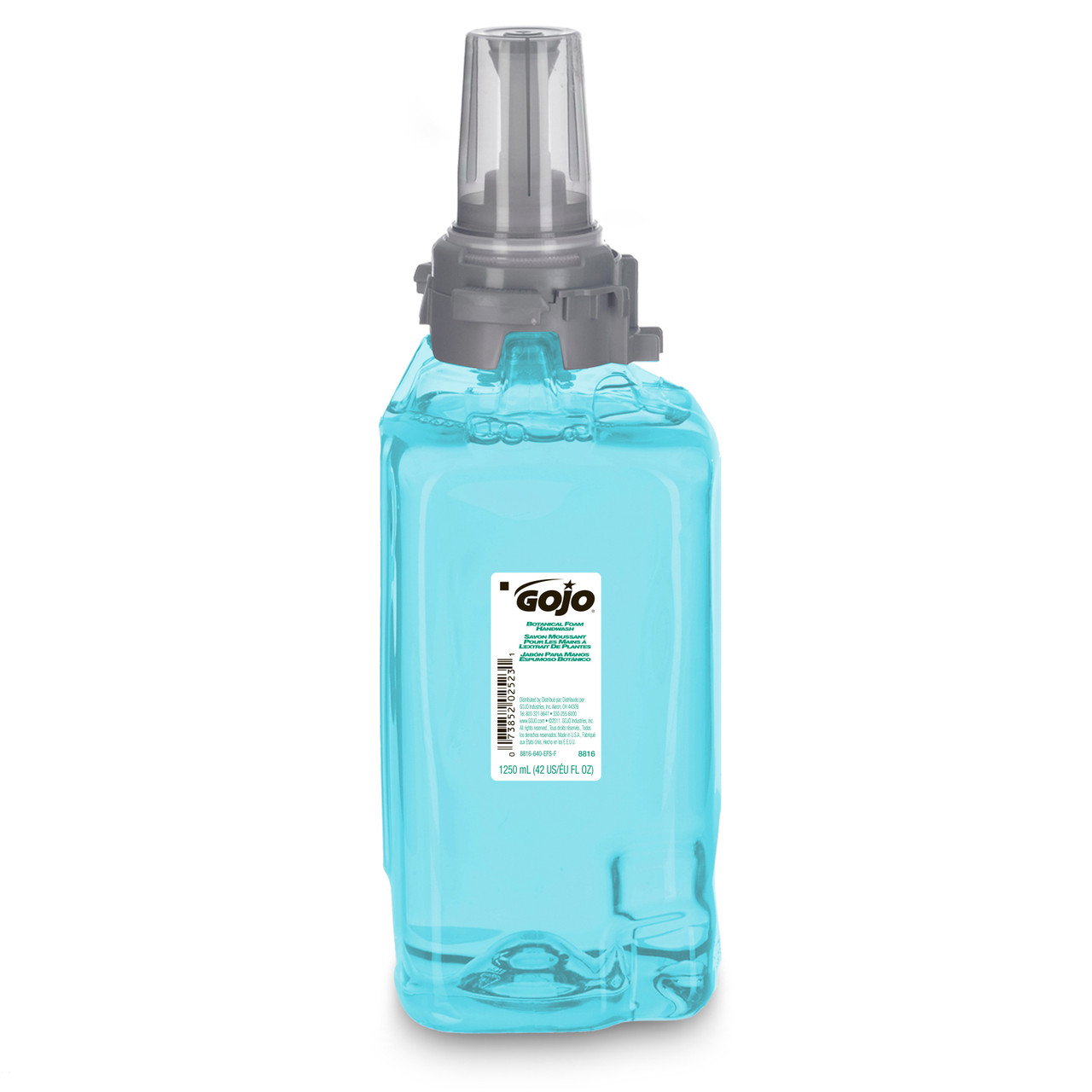 GOJO ADX-12™ HANDWASH Botanical Handwash, Foam, 1250ml Refill, Blue, 3/cs