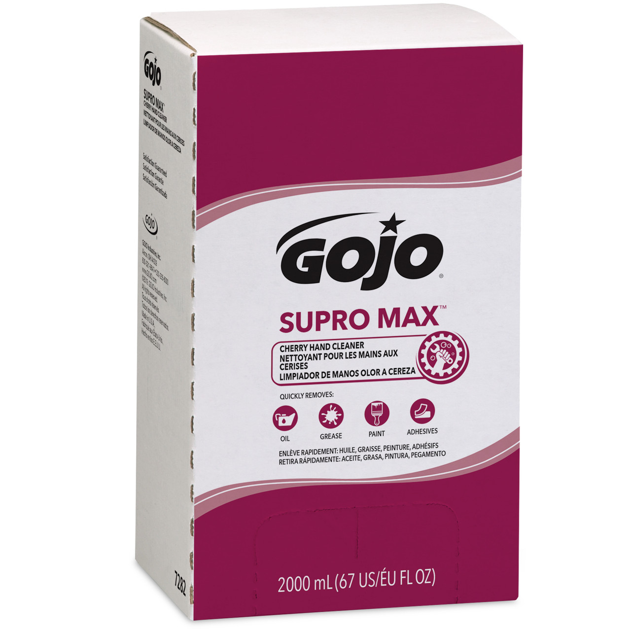 GOJO SUPRO MAX® CLEANER Hand Cleaner, Cherry, 2000 ml, Beige, 4/cs
