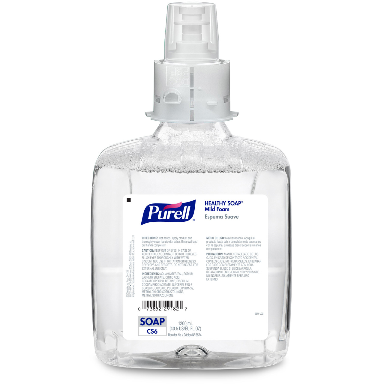GOJO PURELL® HEALTHY SOAP™ Healthy Soap® Mild Foam, Green, CS6, 1200 ml, 2/cs