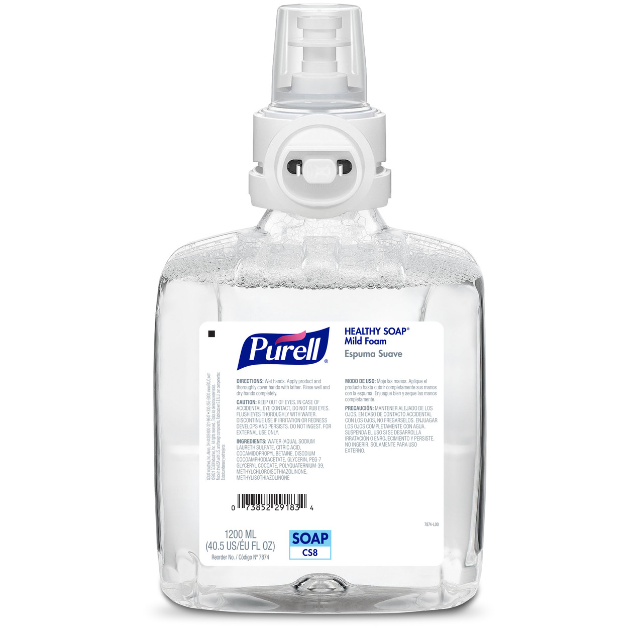 GOJO PURELL® HEALTHY SOAP™ Healthy Soap® Mild Foam, Green, CS8, 1200 ml, 2/cs