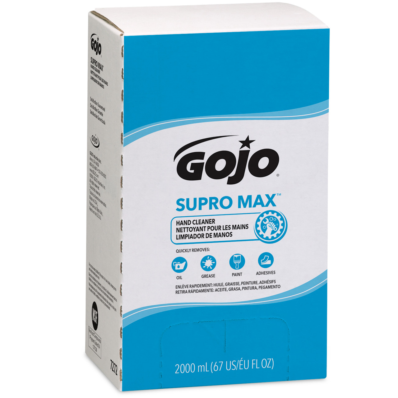 GOJO SUPRO MAX® CLEANER Hand Cleaner, 2000ml, Beige, 4/cs
