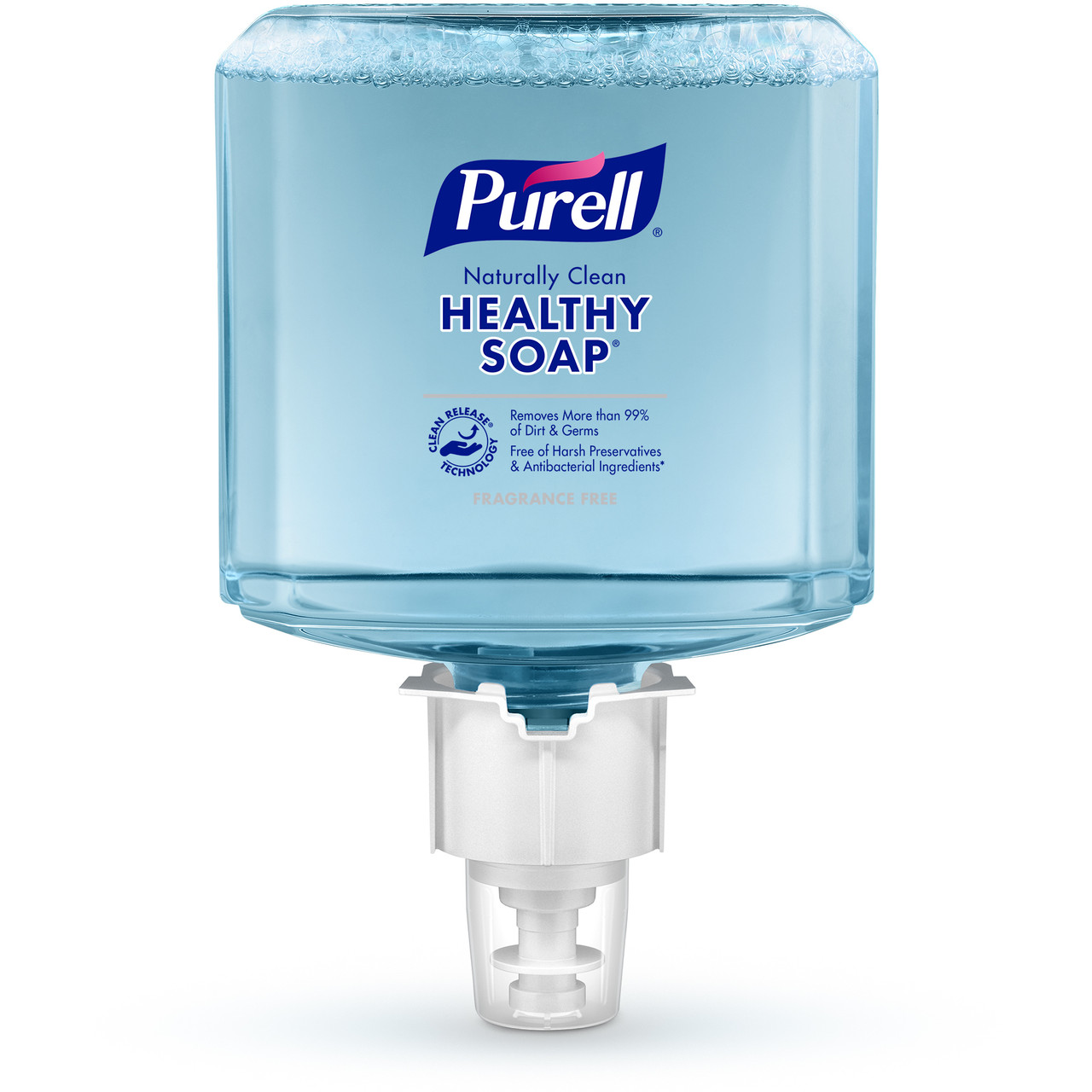 GOJO PURELL® ES6 DISPENSERS & REFILLS Purell CRT Healthy Soap™ Naturally Clean Fragrance Free Foam, 1200 ml, Clear, 2/cs