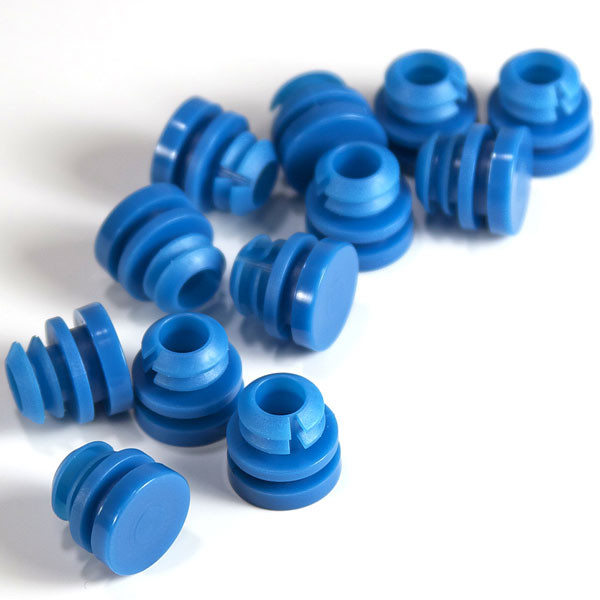 GLOBE SCIENTIFIC BECKMAN® CONSUMABLES IDS Specimen Auto Track Plug Cap, Blue, 13mm, 500/bg