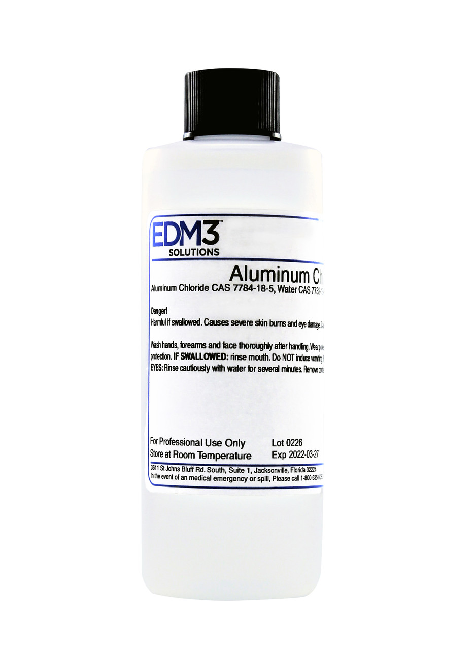 EDM3 STAINS AND REAGENTS Aluminum Chloride, 20%, 4 oz (Item is Non-Returnable) (US Only)