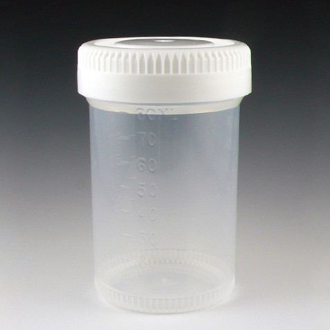 GLOBE SCIENTIFIC LEAK RESISTANT CONTAINERS Leak Resistant Container, 90 mL, PP, 400/cs