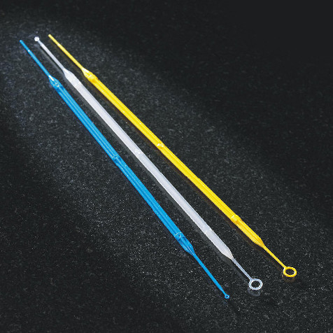 GLOBE SCIENTIFIC INNOCULATION LOOPS Innoculation Loop, 1uL, Rigid Feel, White, Sterile, 20/pk, 25 pk/bx