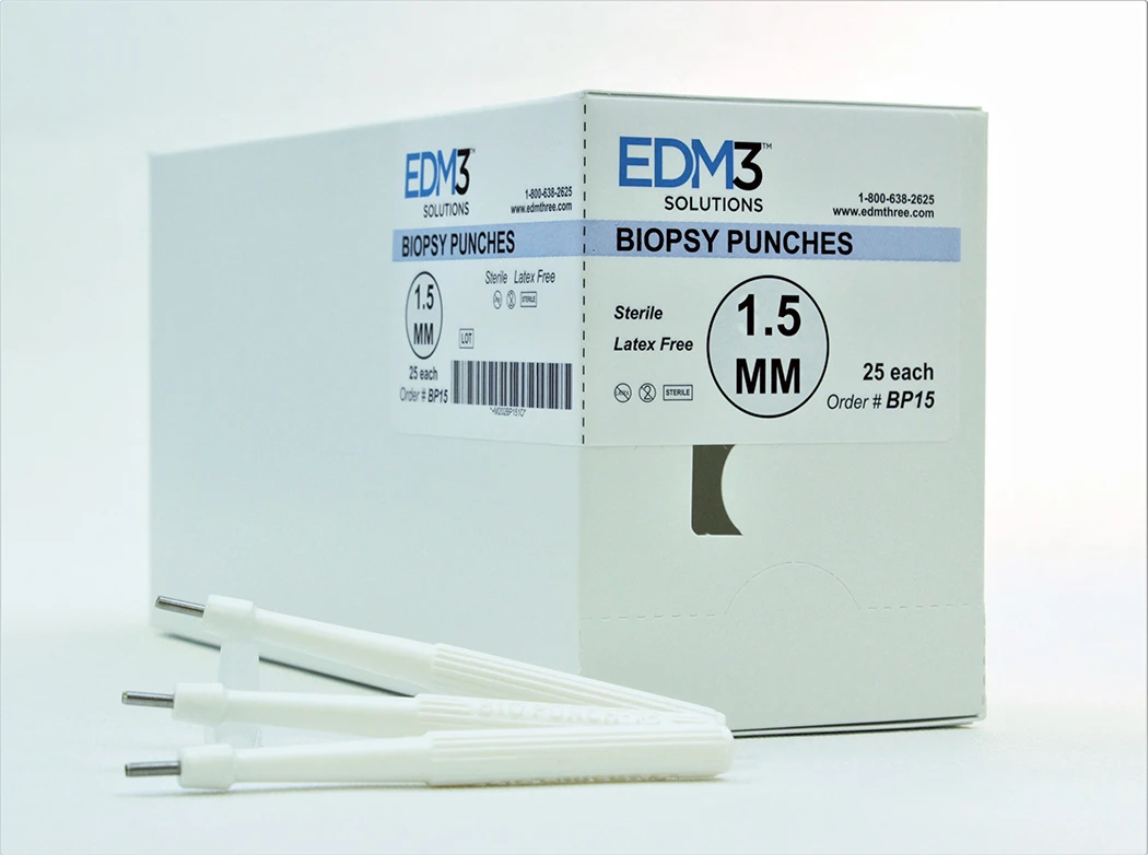 EDM3 EAR CURETTS AND BIOPSY PUNCHES Biopsy Punch, 1.5, 25/bx (US Only)