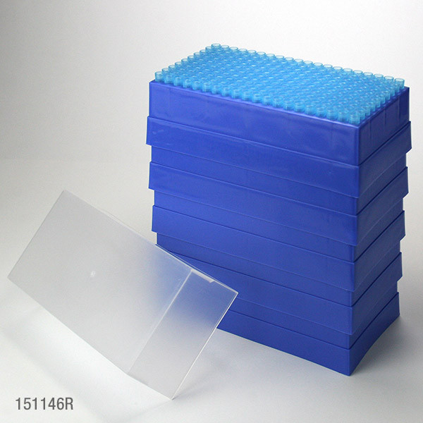 GLOBE SCIENTIFIC PIPETTE TIPS Routine Pipette Tip, Universal, 100 - 1000uL, Blue, 1000/bg