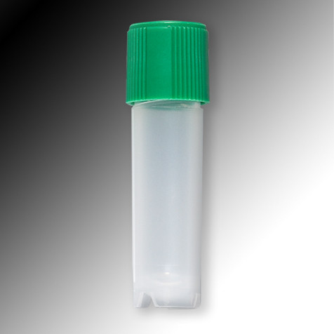 GLOBE SCIENTIFIC SAMPLE TUBES & CAPS Sample Tube, 2 mL, Self-Standing, Round Bottom, 1000/bg