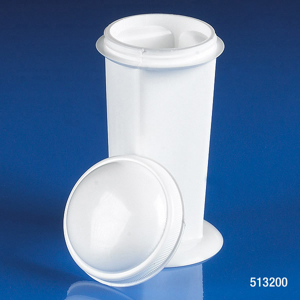 GLOBE SCIENTIFIC COPLIN STAINING JAR Staining Jar, 5-10 Places, White, 12/cs
