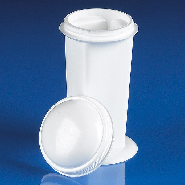 GLOBE SCIENTIFIC COPLIN STAINING JAR Staining Jar, 5-10 Places, White, 12/cs
