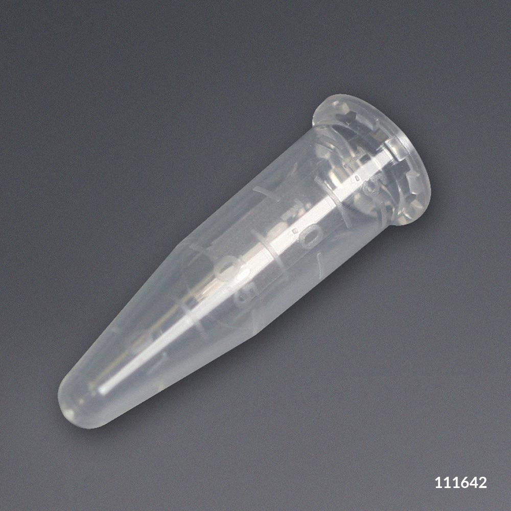 GLOBE SCIENTIFIC GENERAL PURPOSE CENTRIFUGE TUBES & CAPS Microcentrifuge Tube, 1.5ml, Polypropylene, No Cap, Graduated, Natural, 1000/bg