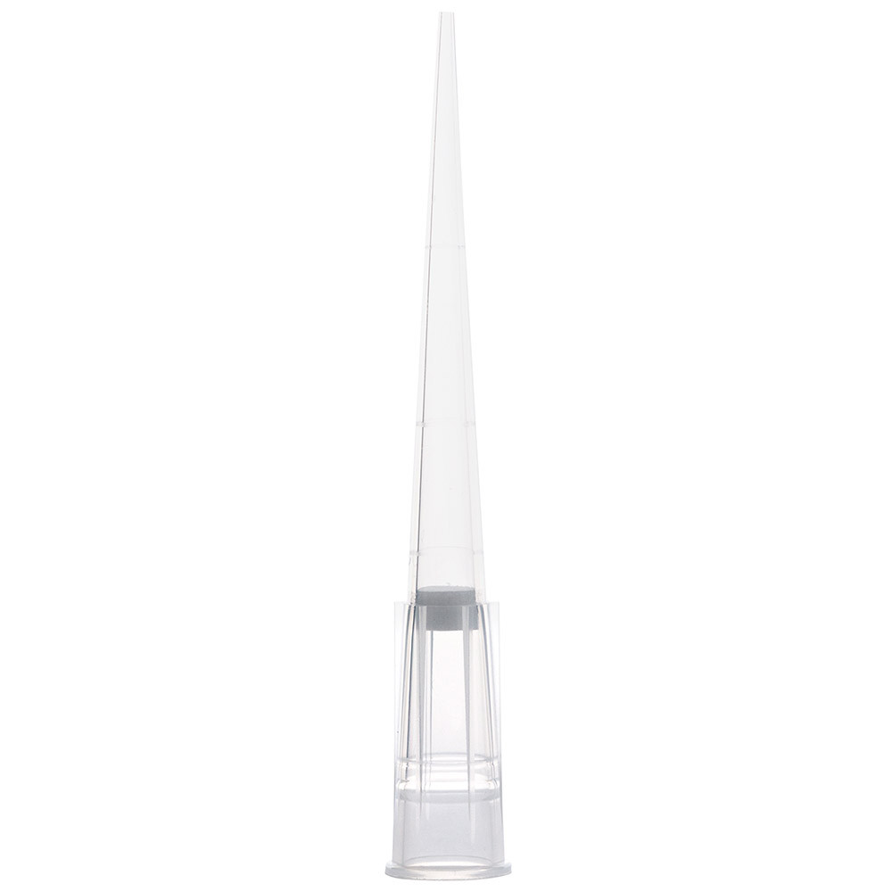 GLOBE SCIENTIFIC FILTER PIPETTE TIP Filter Pipette Tip, 1 - 100uL, Certified, Universal, Low Retention, Graduated, 50mm, Natural, Sterile, 96/Rack, 10racks/bx, 2bx/cs