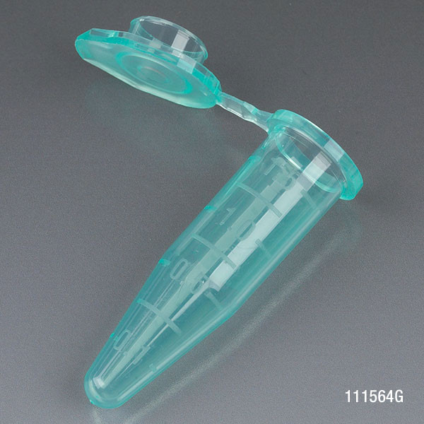 GLOBE SCIENTIFIC GENERAL PURPOSE CENTRIFUGE TUBES & CAPS Microcentrifuge Tube, 1.5mL, PP, Attached Snap Cap, Graduated, Natural, Certified: Rnase, Dnase and Pyrogen Free, 500/bg