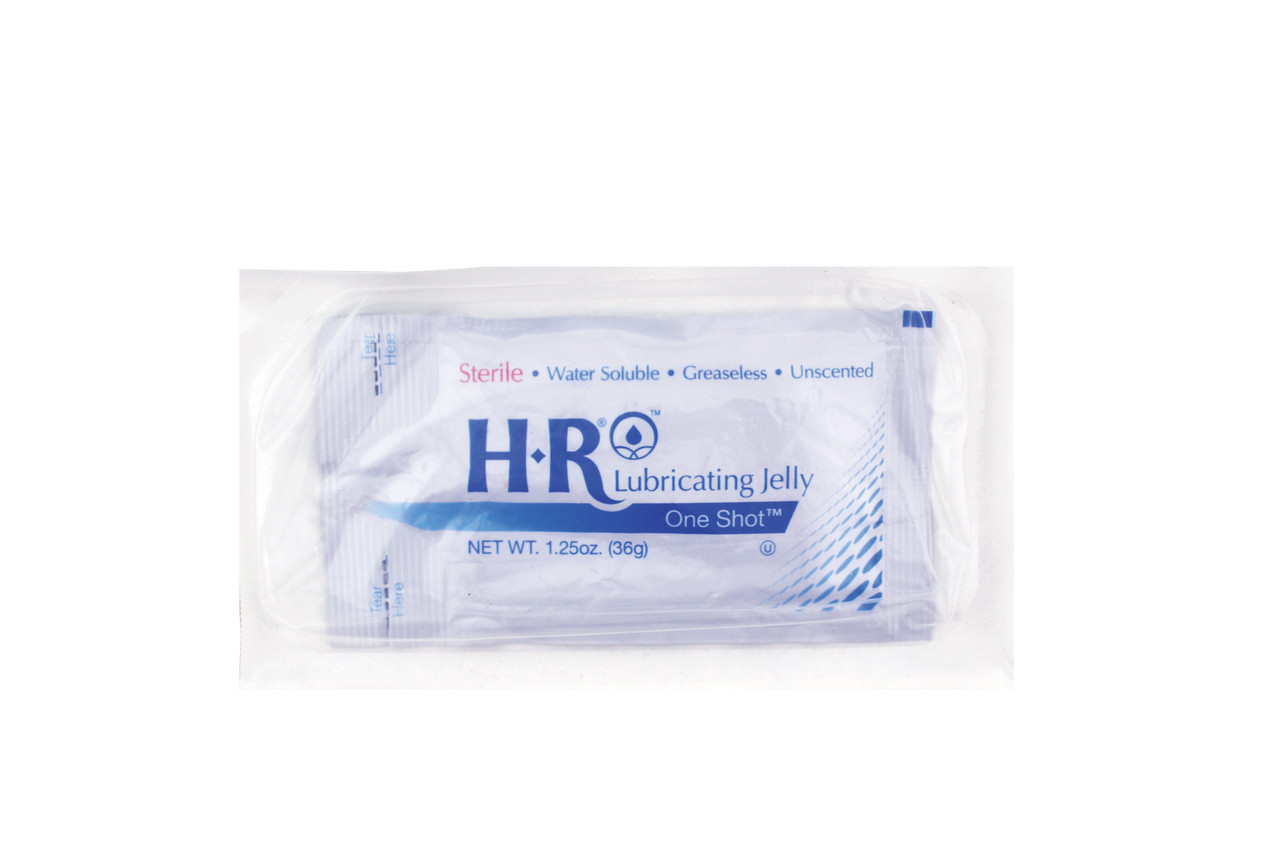 HR® LUBRICATING JELLY HR® Sterile Lubricating Jelly SafeWrap™ 1.25oz (36gm) OneShot® (Sterile Field), 50/bx