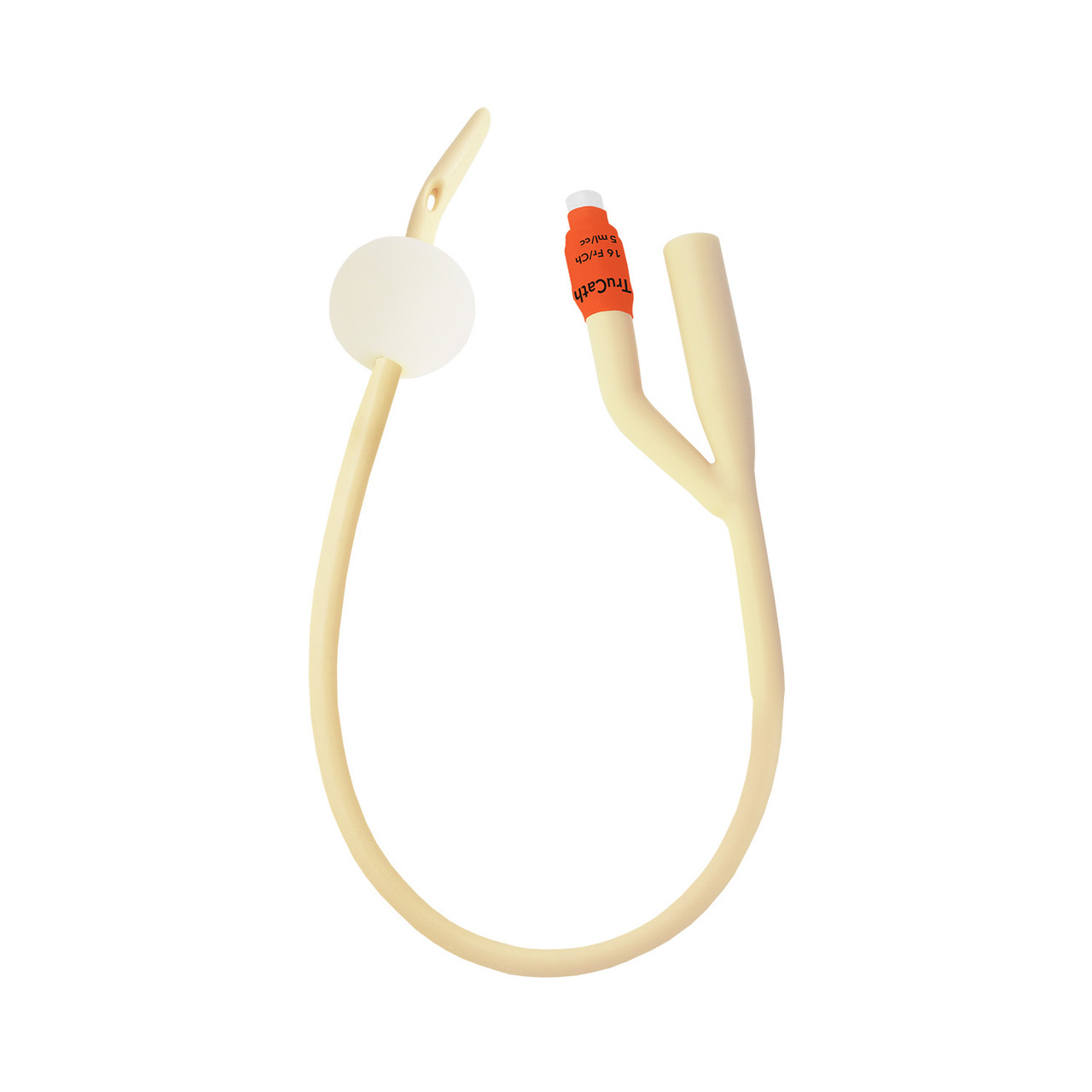 HR® TRUCATH® FOLEY CATHETERS Catheter, TruCath®, Silicone-Elastomer Coated Latex, Foley, 2-Way, Coude Tip, 5ml Balloon, 16fr, 12ea/cs