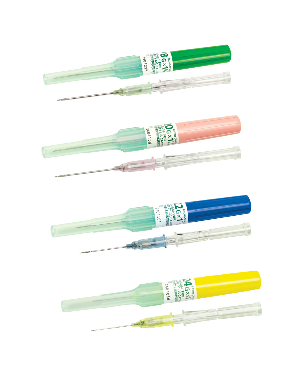 TERUMO SURSHIELD-PUR IV SAFETY CATHETERS Sureshield-PUR I.V. Catheters, Safety, 24G x 3/4", 50/bx, 4 bx/cs (Rx)