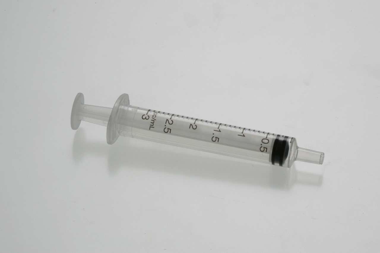TERUMO SYRINGE ONLY Syringe, 3cc, No Needle, Luer Slip Tip, 100/bx, 10 bx/cs (US Only)