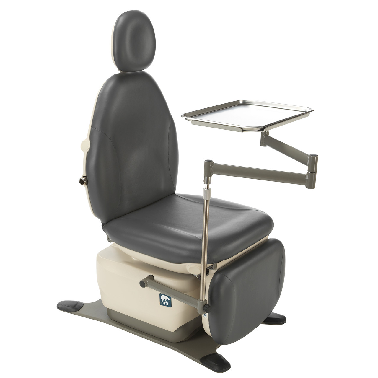 MTI CHAIR ACCESSORY Mayo Tray Assembly, with Light Adapter & Transformer, Base Mount, Mounted, G2 ( ONLY) (Continetal US & Canada)