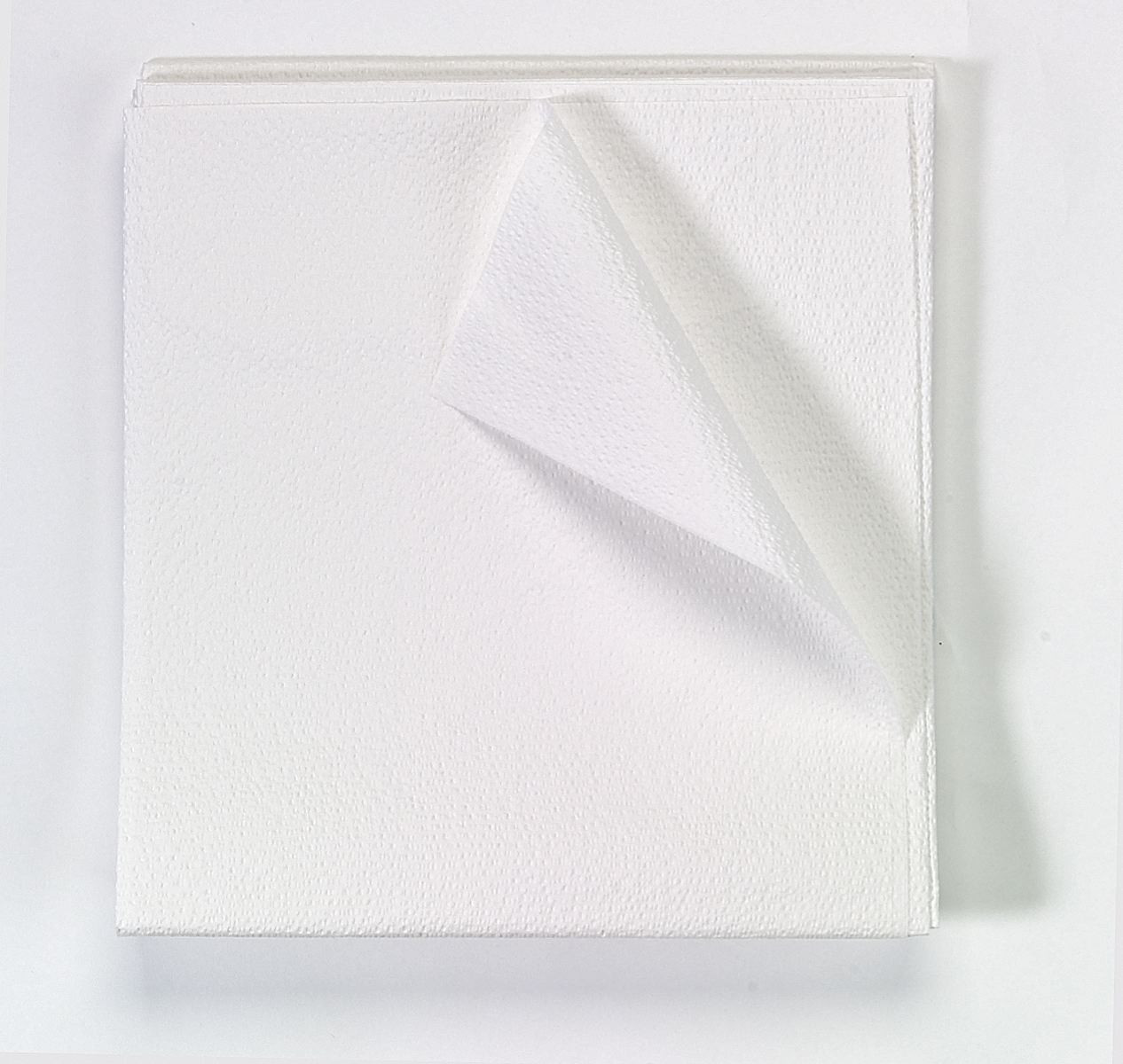 TIDI EQUIPMENT DRAPE SHEET - Drape Sheet, Tissue/ Poly, 2-Ply, 40" x 48", White, 100/cs